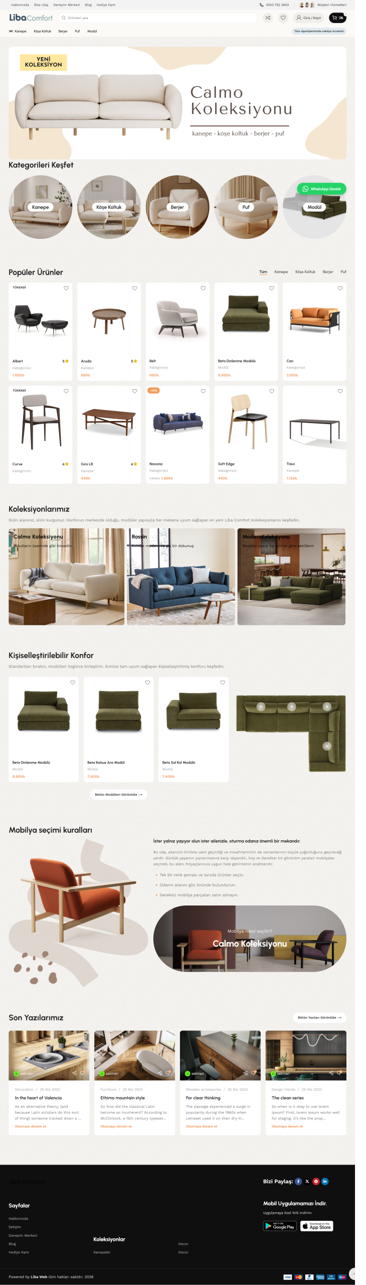 Liba Comfort E-Ticaret